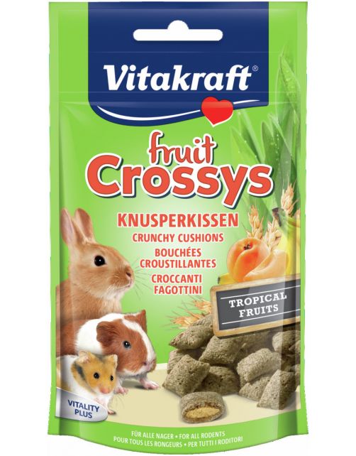 Vitakraft Knaagdier Fruitcrossy's - Konijnensnack - 50 g