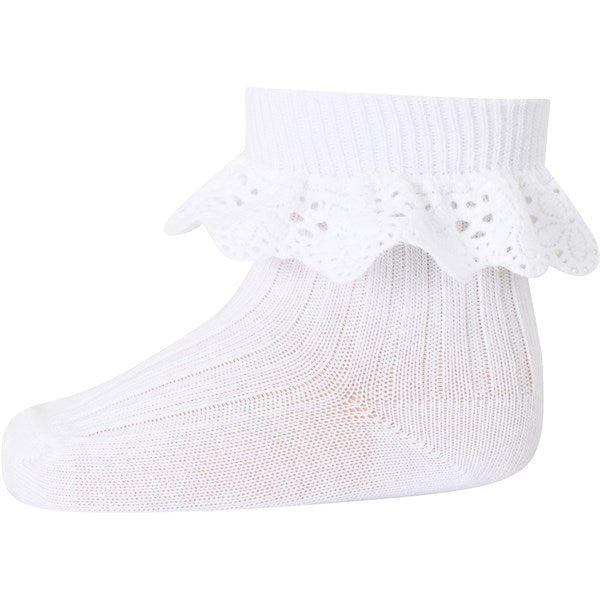 MP 57054 Lisa Strømper 01 White - Mp Danmark → Luksusbaby.dk