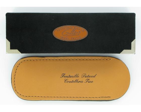 Laguiole Nature Damas Noyer Couteau de Poche - Laguiole par Fontenille Pataud