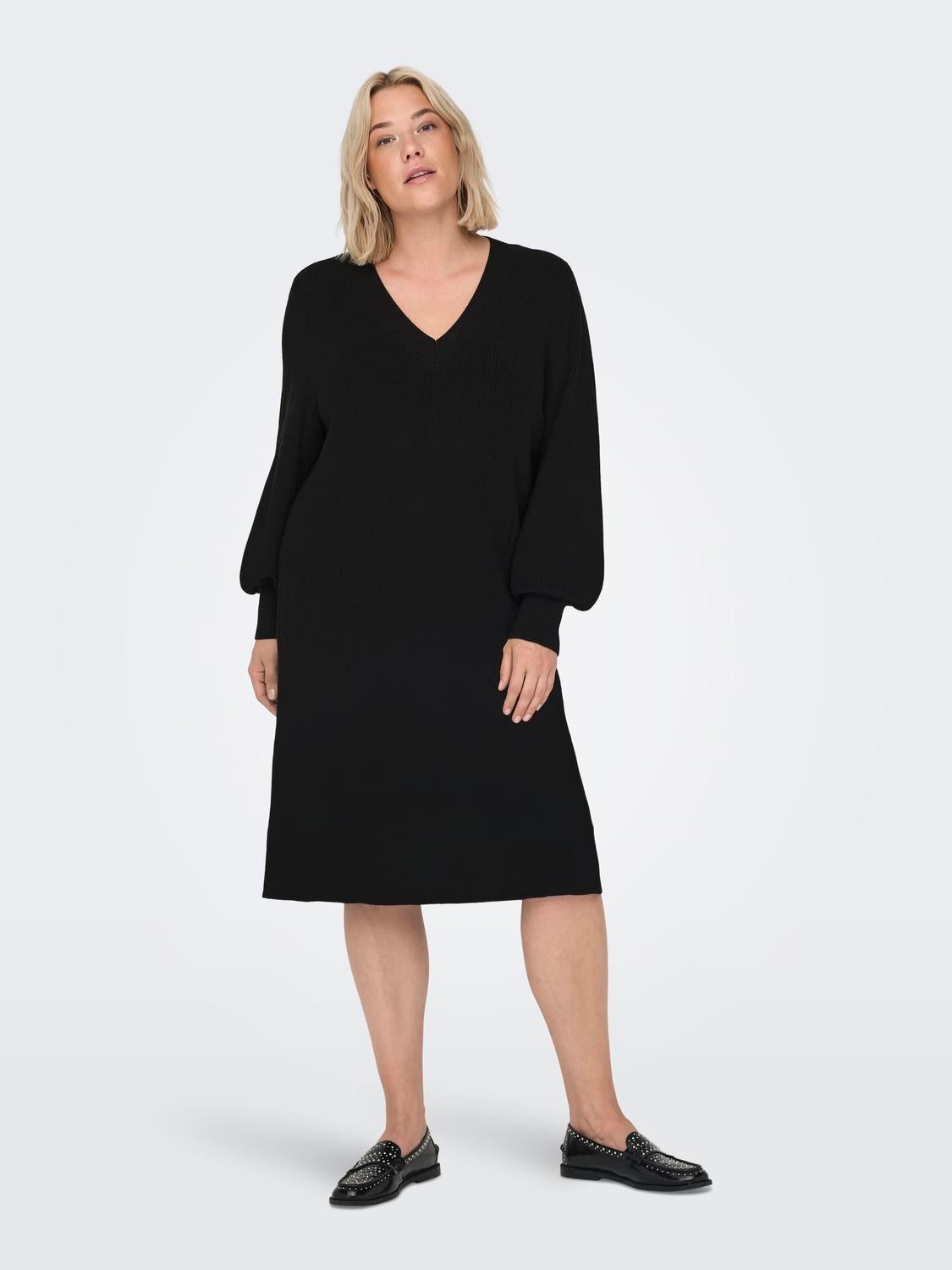 CARKATIA Midikleid Black