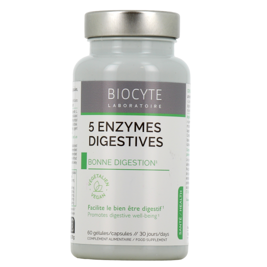 Biocyte Longevity 5 Enzymes Digestives - Bonne Digestion