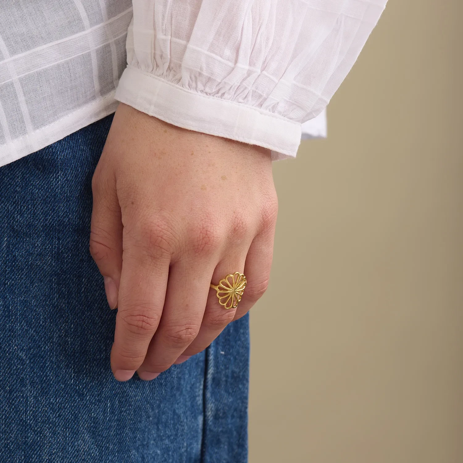 Pernille Corydon Small Bellis Ring Sølv r-326-s