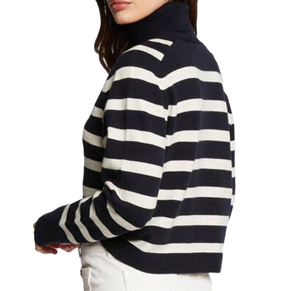 Morgan Pull Marine/Ivoire Femme Morgan MLAGON