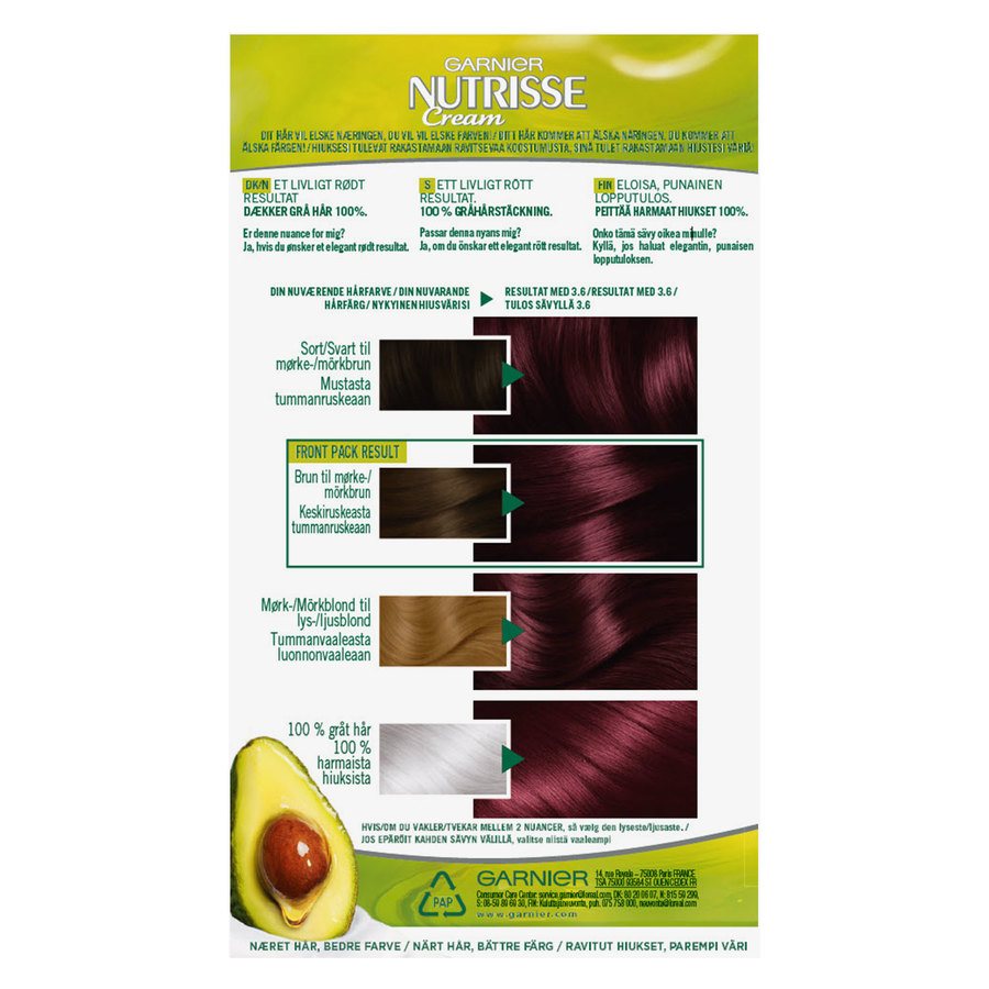 Garnier Nutrisse Cream 3.6