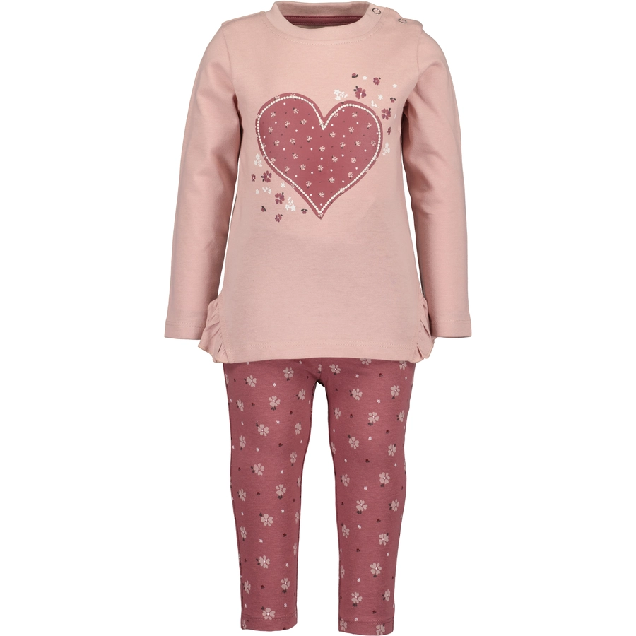 BLUE SEVEN 2er Set Shirt + Leggings Mauve