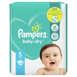 Pampers Baby dry maat 5 luiers (vanaf 11 kg tot 16 kg)