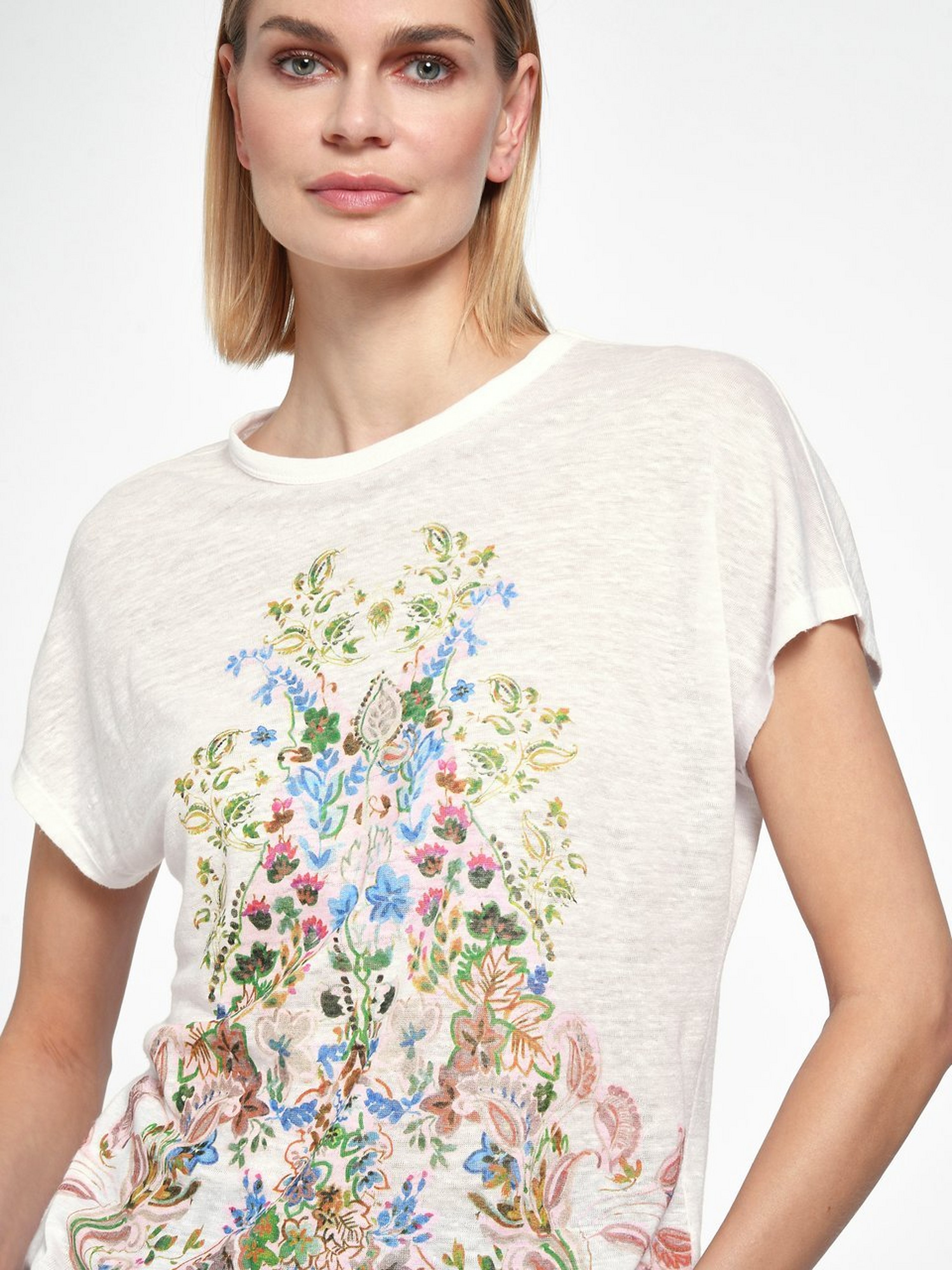Rundhals-Shirt