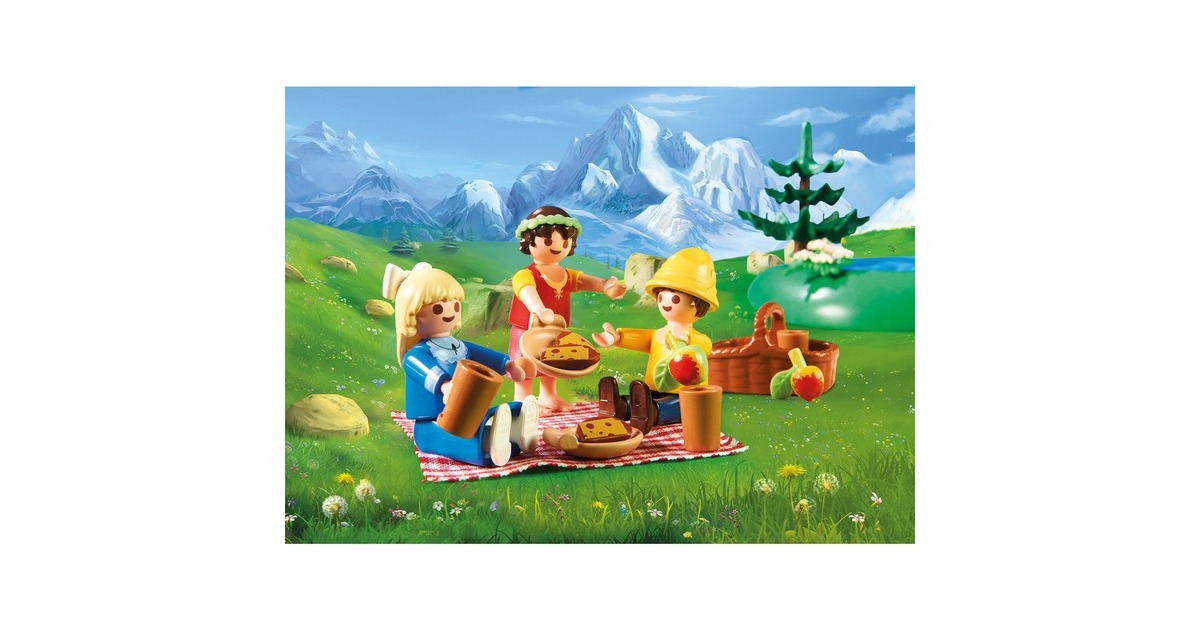 PLAYMOBILHeidi - Heidi, Peter en Clara bij het kristalmeer Constructiespeelgoed  (70254)