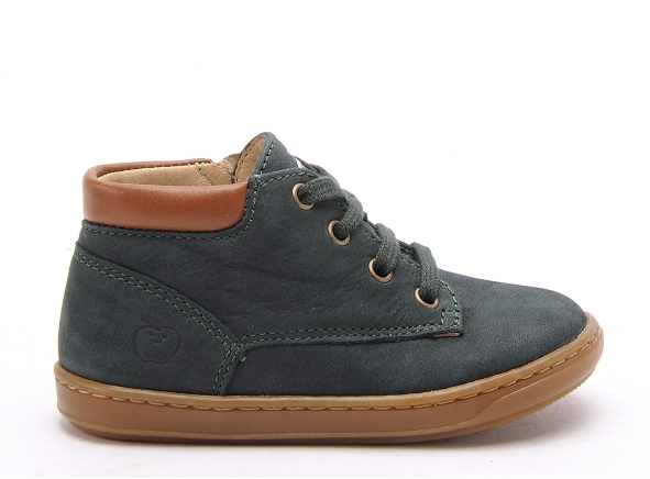 Shoo pom boots bottine bebe bouba zip desert vert