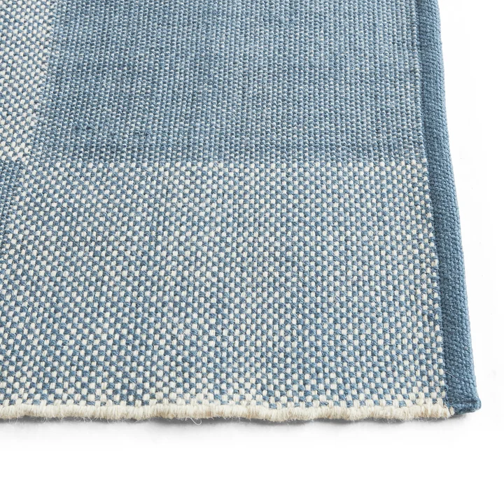 HAY - Check Teppich, 140 x 200 cm, hellblau S check