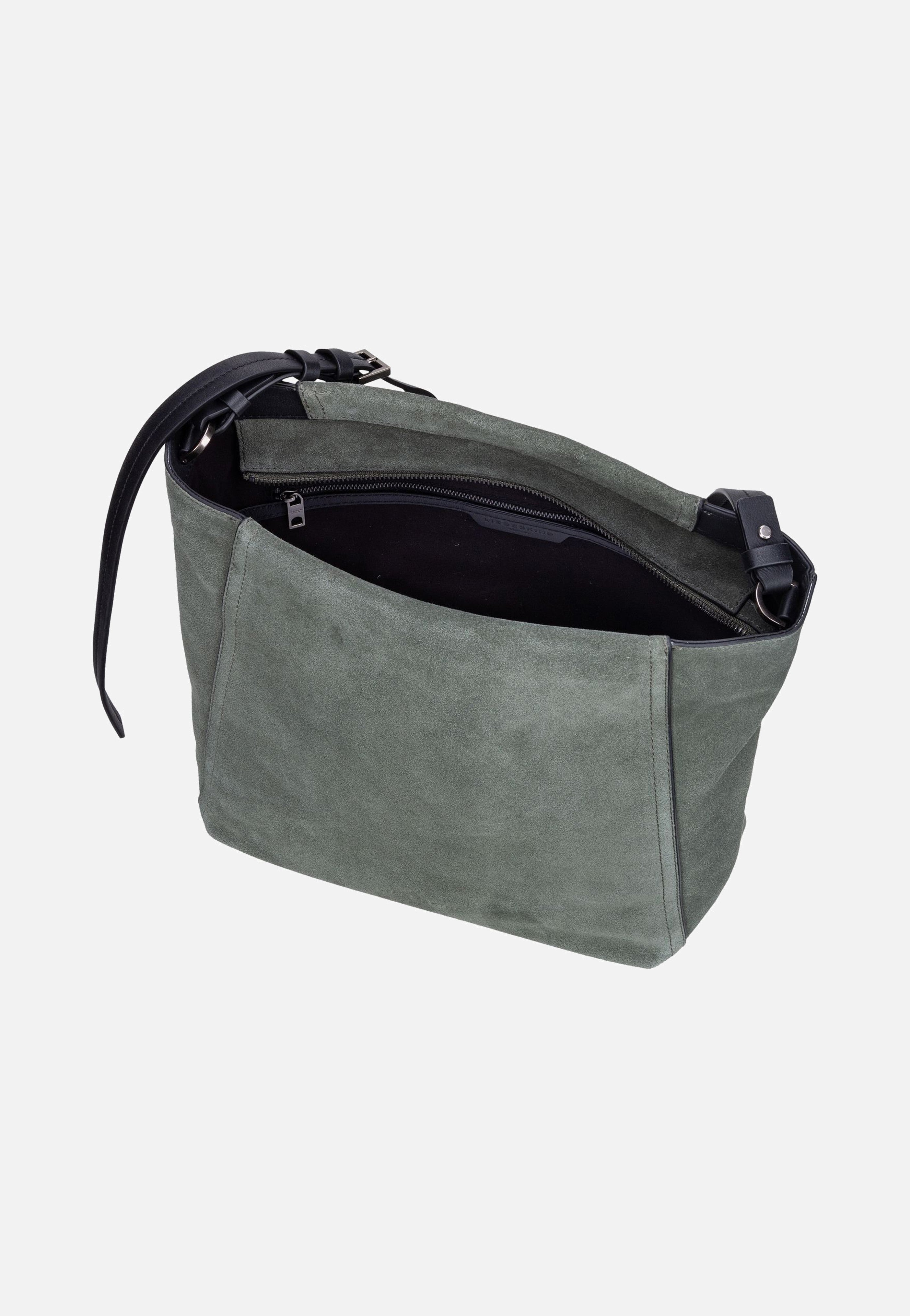 Chudy Suede 2152411 Cypress Green - Hobo Bag