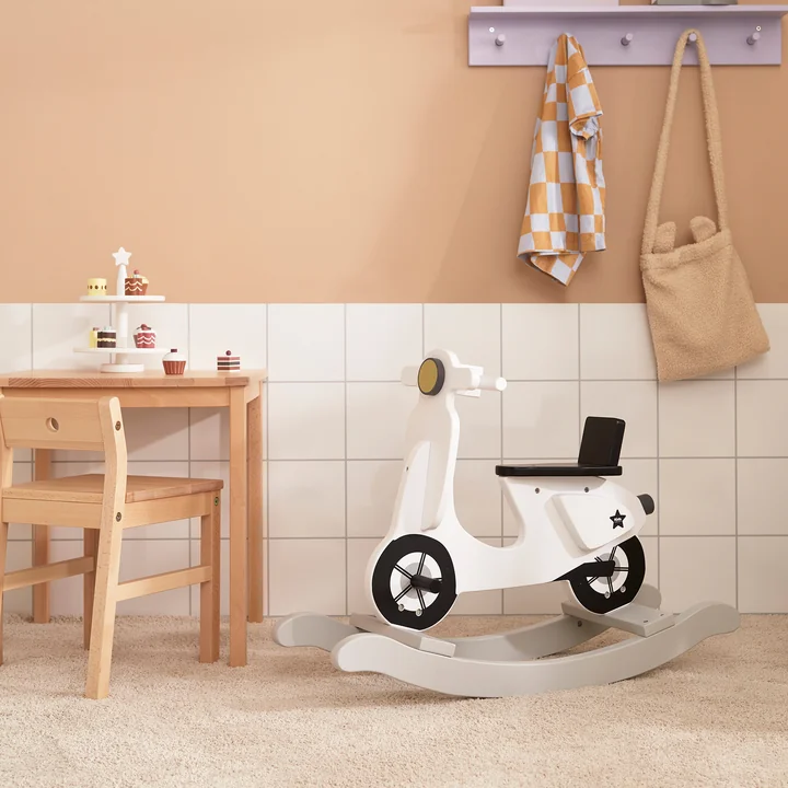 Kids Concept - Schaukel-Roller, weiss