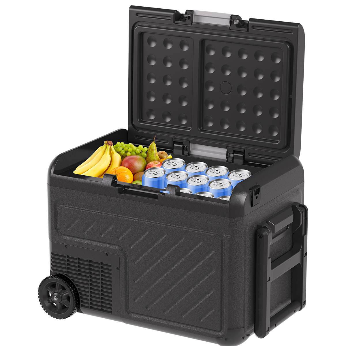 Auronic 40 liter compressor koelbox met wielen