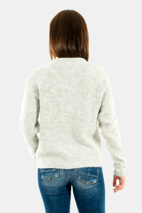 Gilets cardigans only carol light grey melange