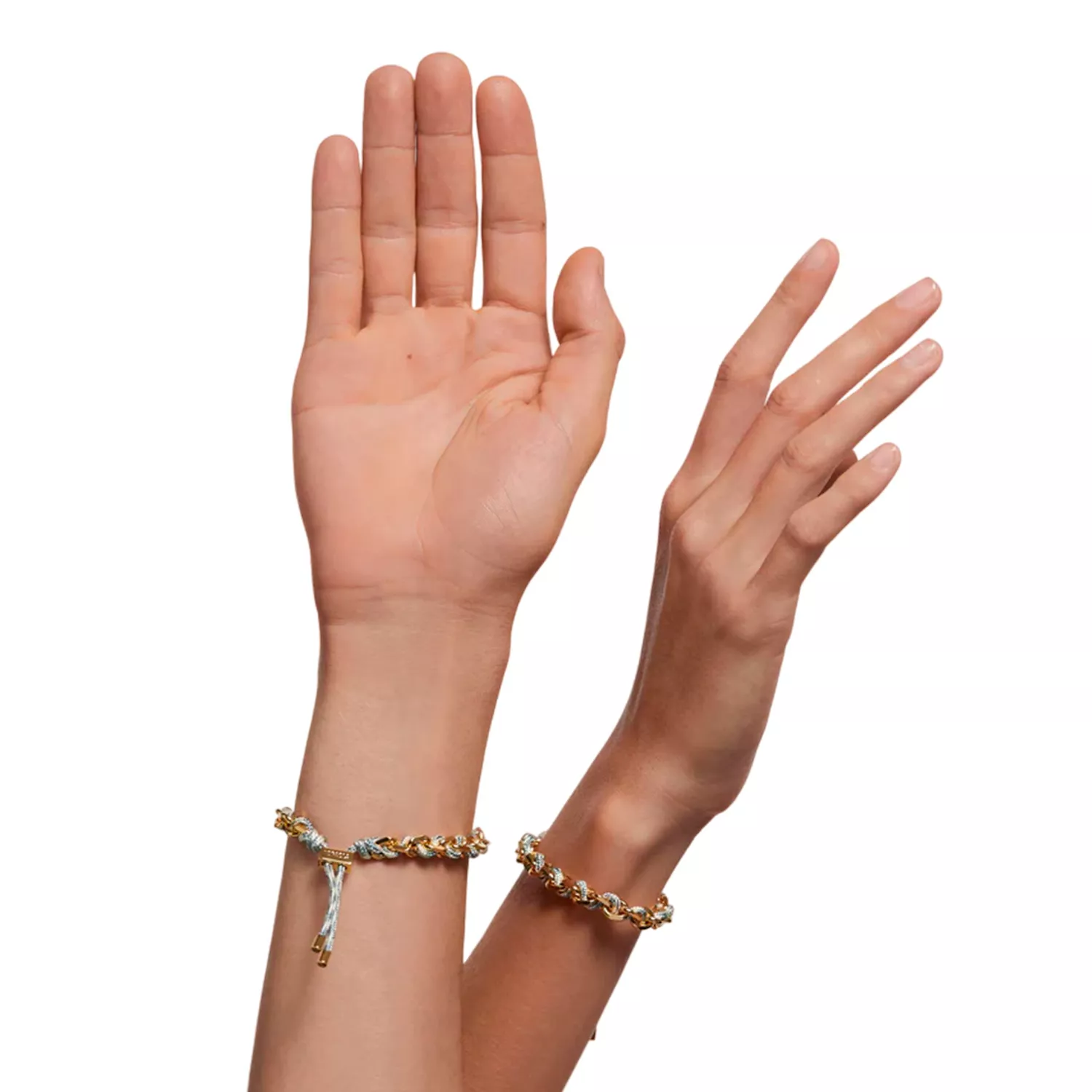 PDPAOLA Sky Rope And Chain Armbånd 18 kt. Forgyldt Sølv PU01-682-U