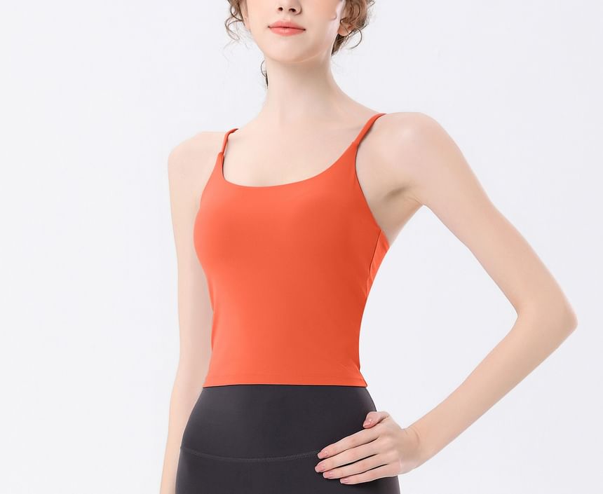 Claduodoe - Effen yoga camisole top