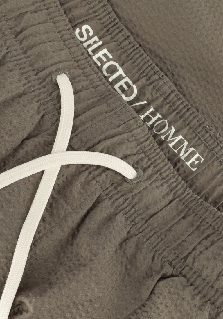 SELECTED HOMME groene selected homme  slhcooper seersucker swimshorts
