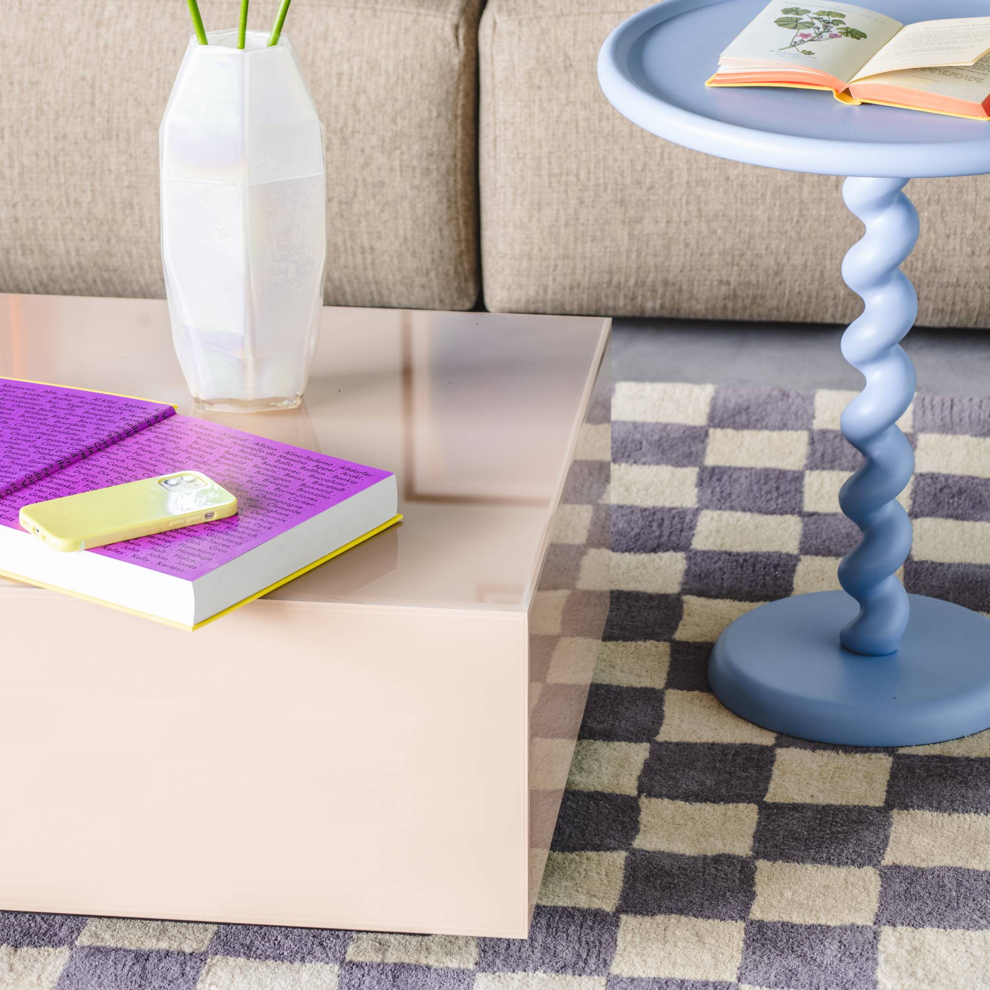 HKliving Mirror Block Salontafel - Nude