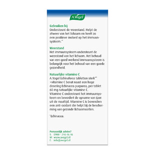 A.Vogel Echinaforce sterk**   Vitamine C Tabletten 45ST