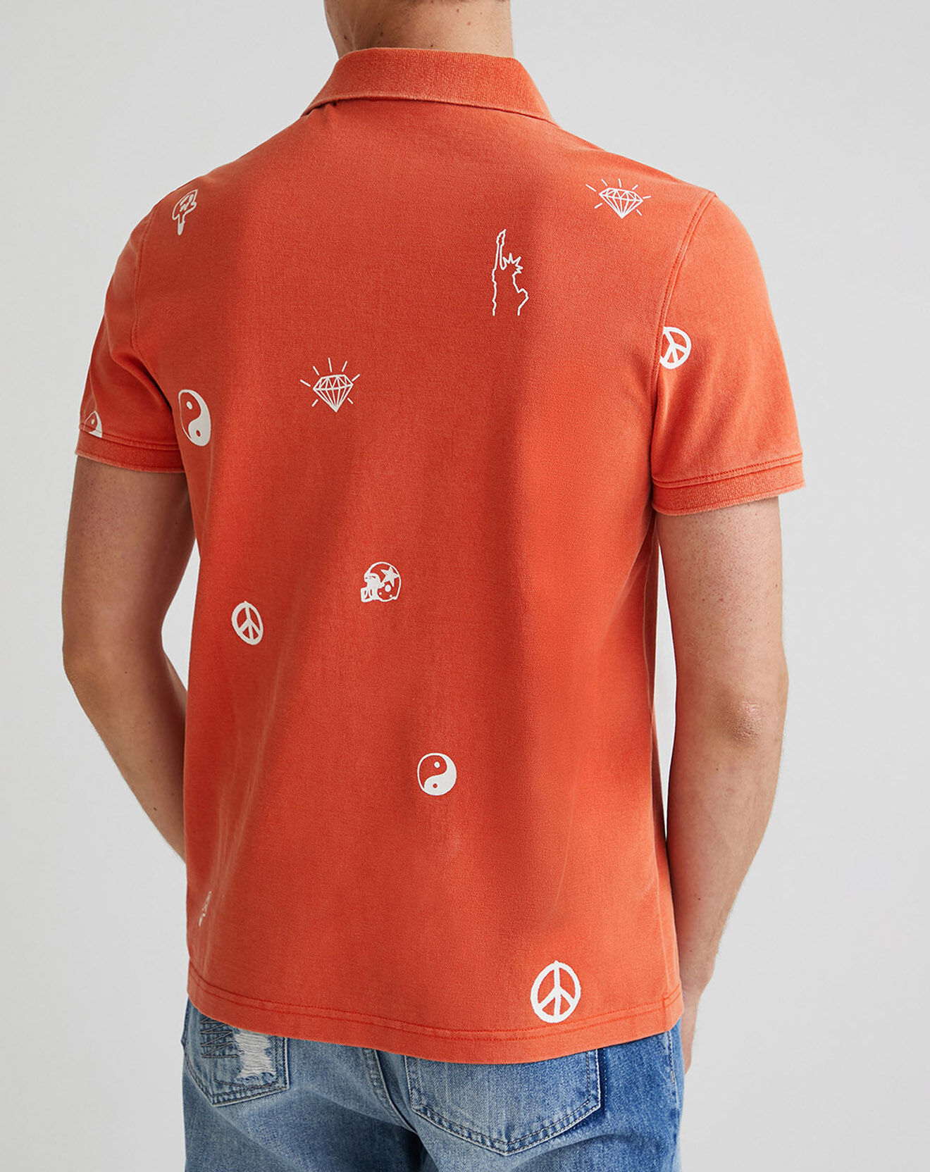 Desigual Polo Isaac orange