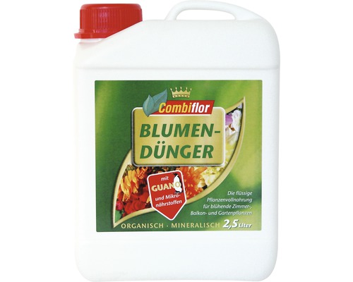 Combiflor bloemenmeststof met guano 2,5 L, organisch-mineraal