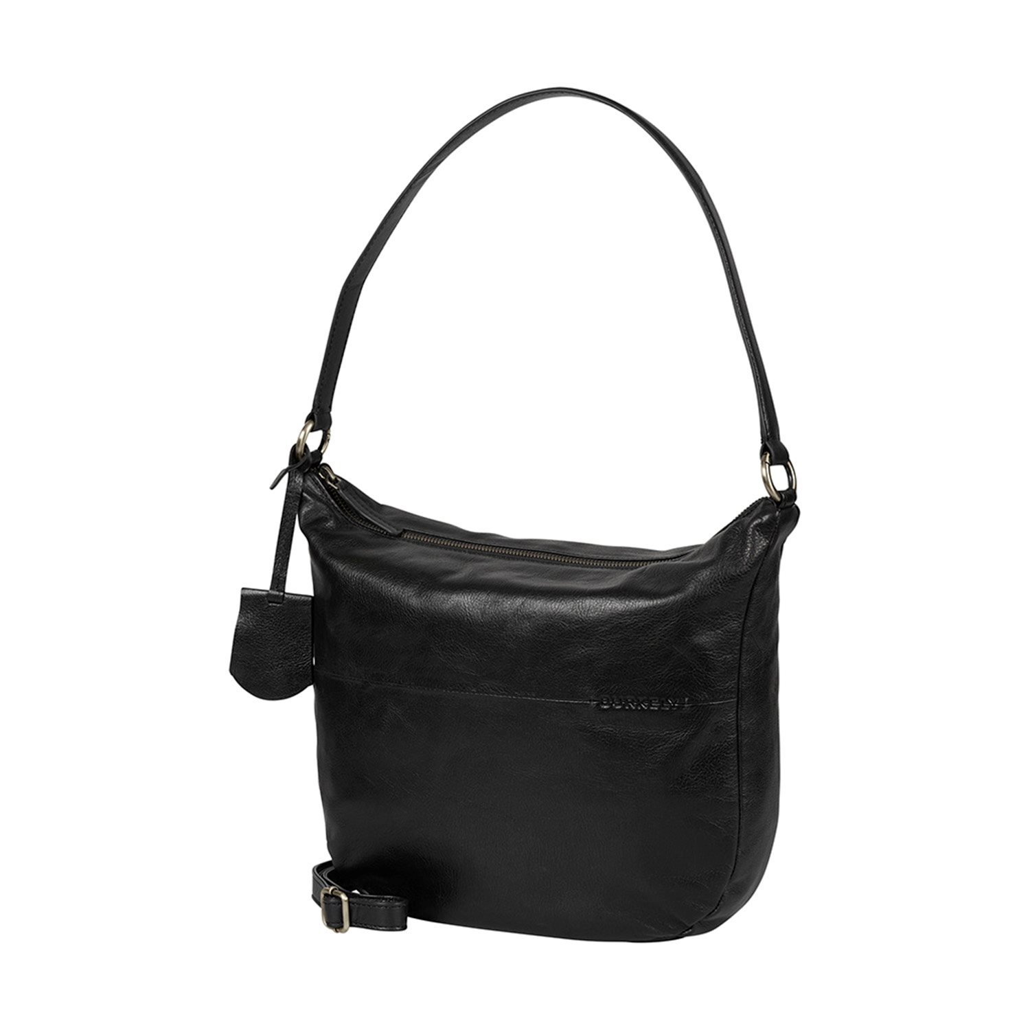 Burkely Natural Norah Hobo Round black