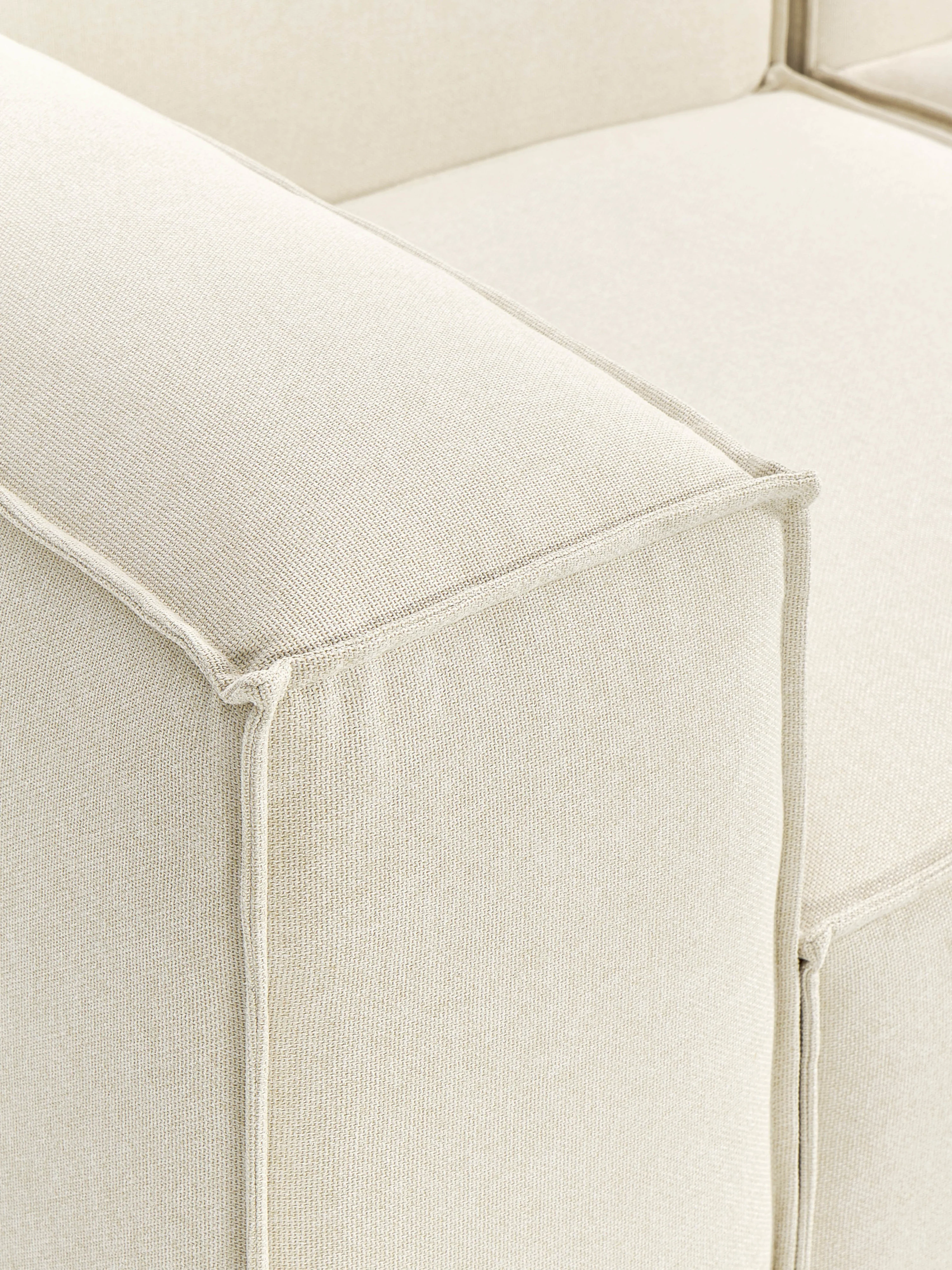 Lennon modulaire bank (4-zits) met poef (links/rechts)