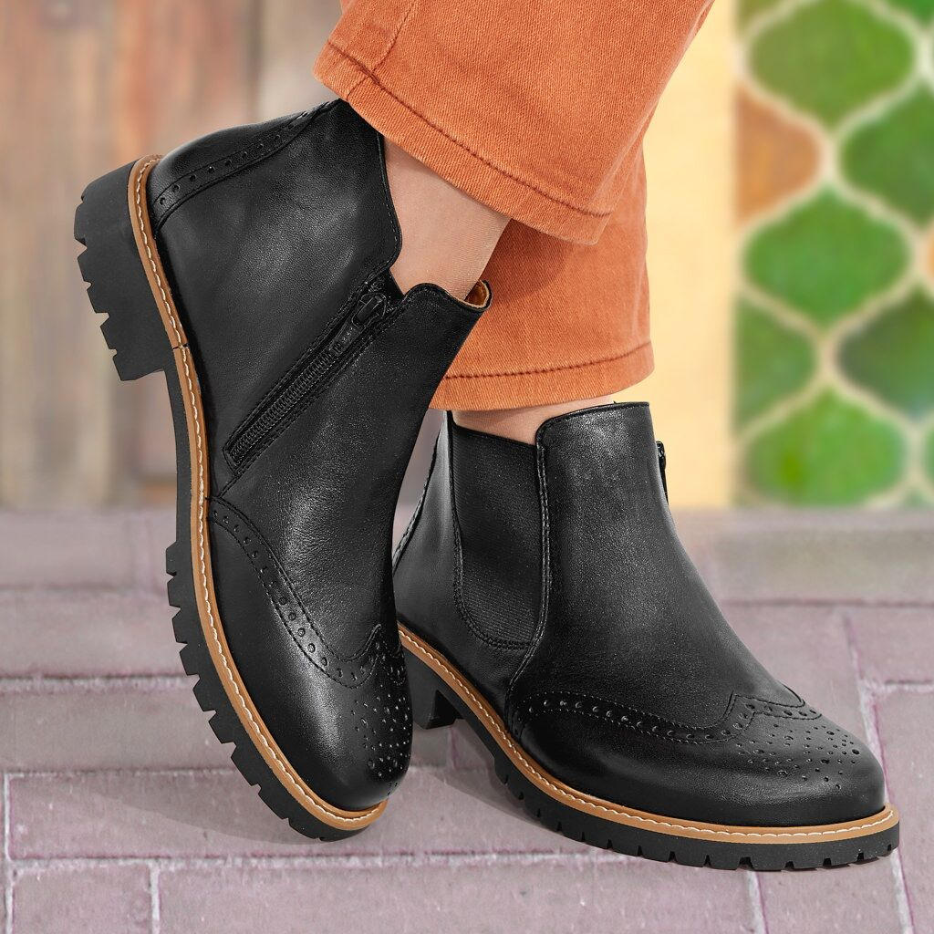 DAMEN - Stiefelette JELLA schwarz