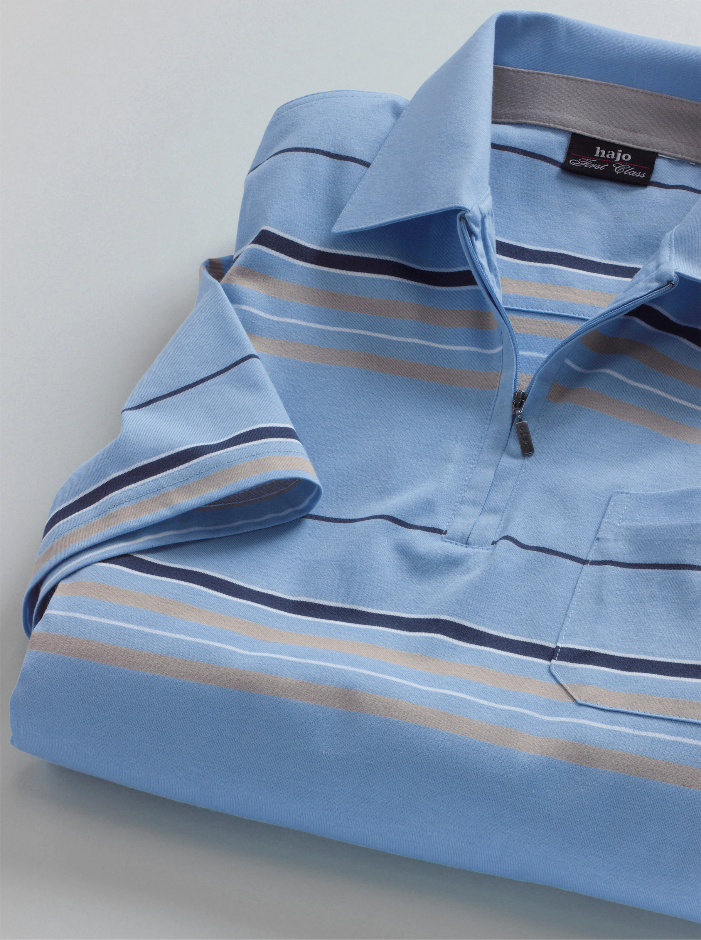 Hajo Poloshirt in hellblau
