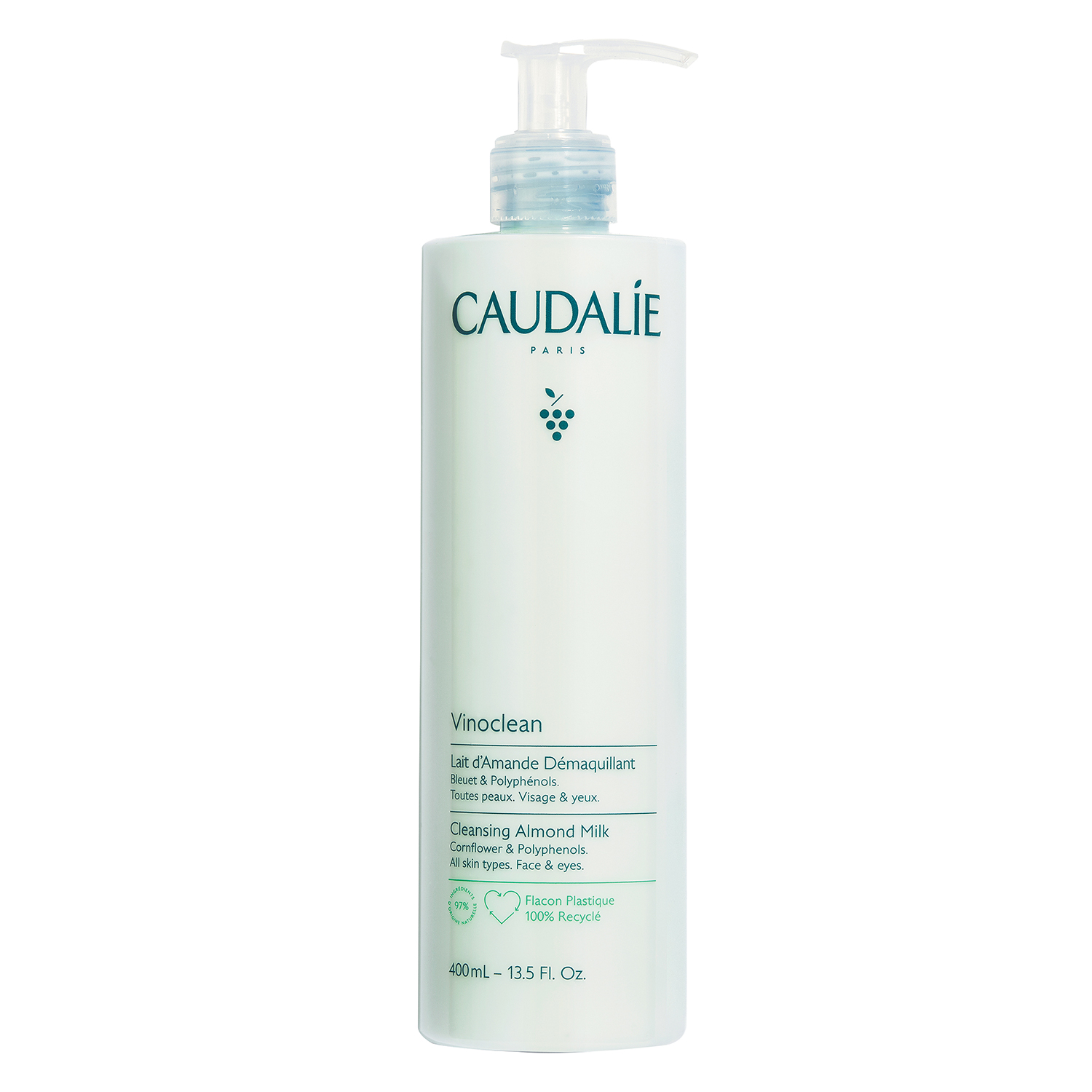 CAUDALIE Vinoclean Lait Amande Demaquillant Milch 400 ml