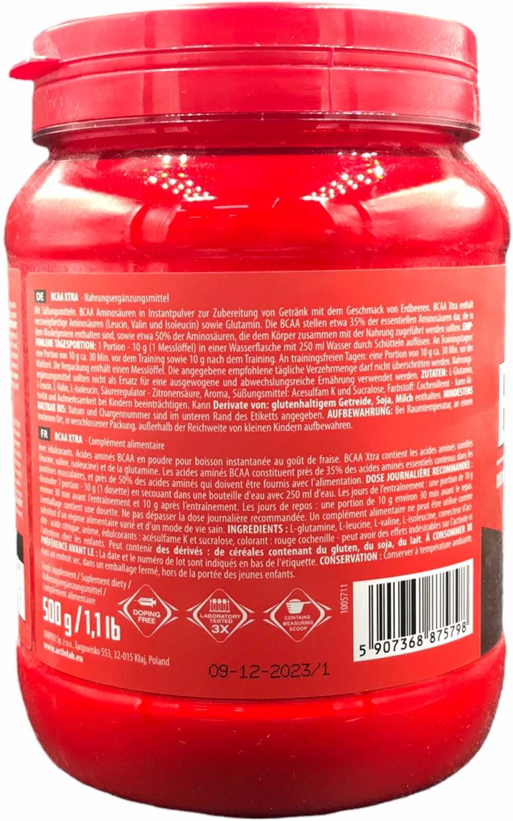 Activlab BCAA Xtra 500g