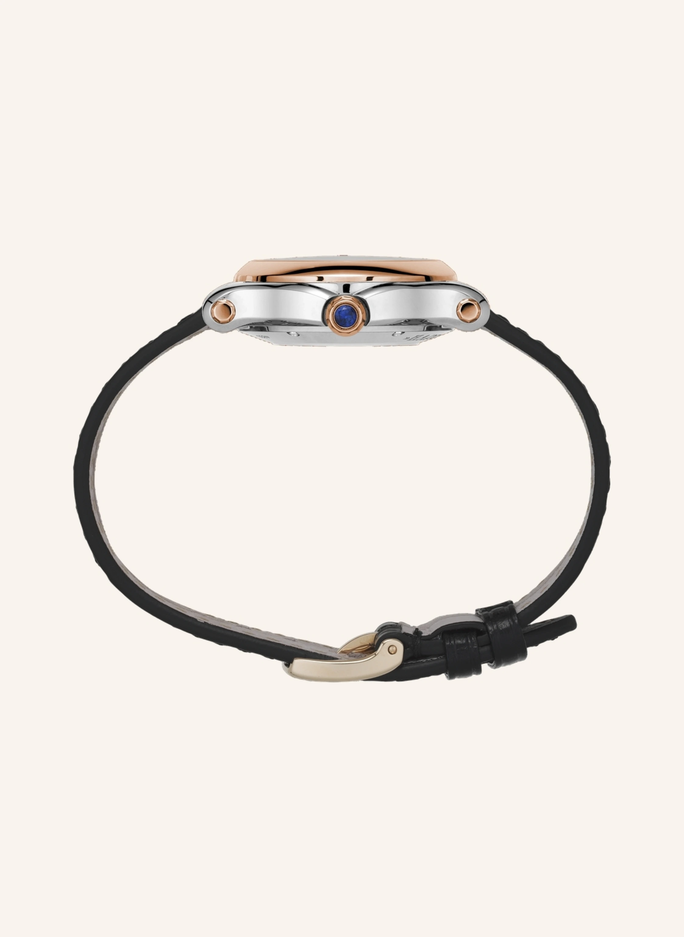 Chopard Uhr HAPPY SPORT Uhr mit 30 mm Gehäuse, Automatik, 18 Karat Roségold, Edelstahl und Diamanten