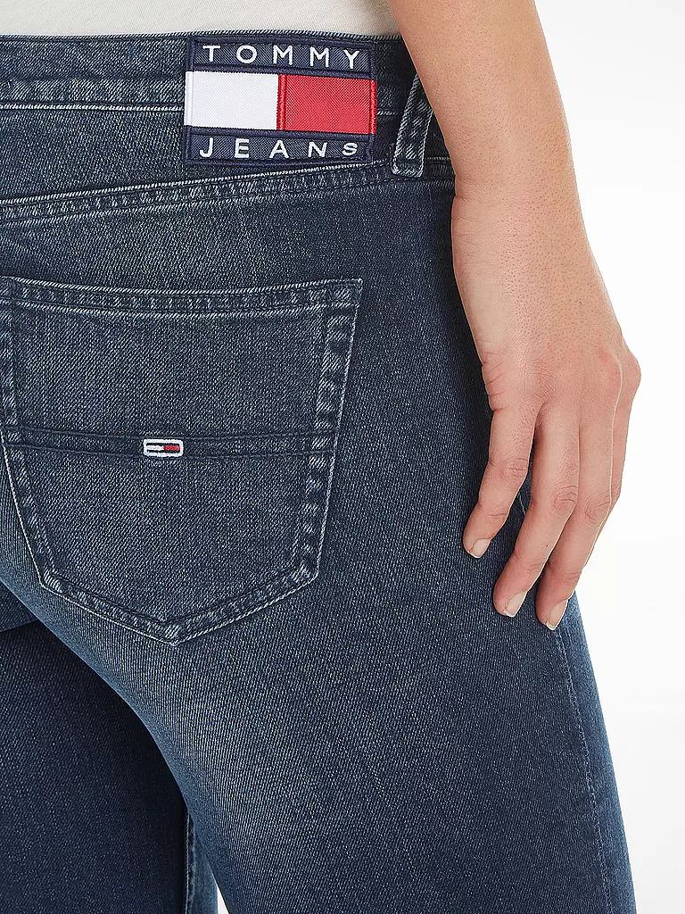 TOMMY JEANS Jeans Flared Fit MADDIE dunkelblau