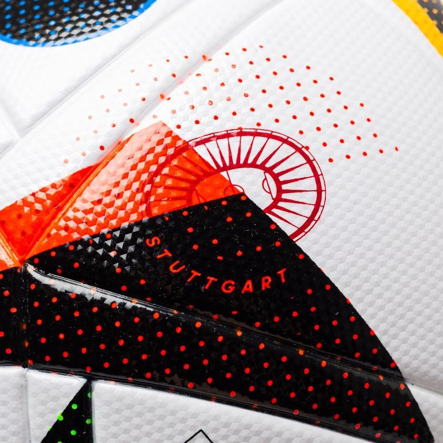 adidas Ballon FUSSBALLLIEBE League EURO 2024 - Blanc/Noir/Bleu