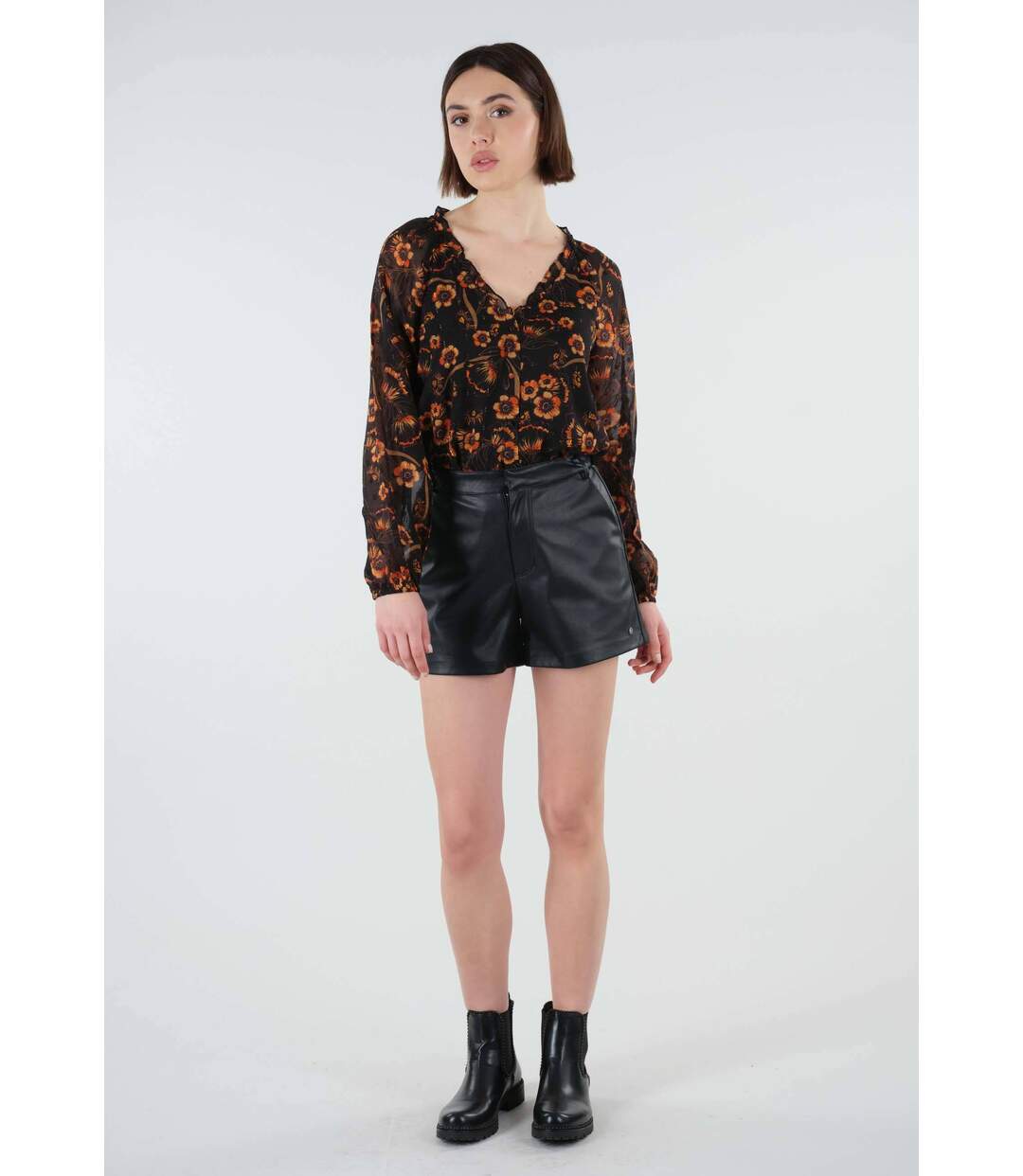 Short en simili-cuir EMELIE
