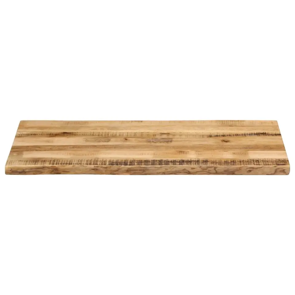 vidaXL - Tafelblad met natuurlijke rand - Bruin - Hout - 110 x 60 x 3.8 cm