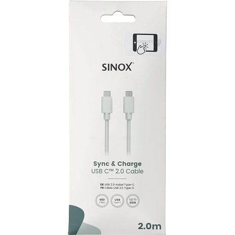 Sinox USB-A til USB-C opladerkabel