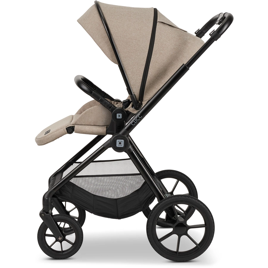 MOON Kombikinderwagen Clicc mud melange