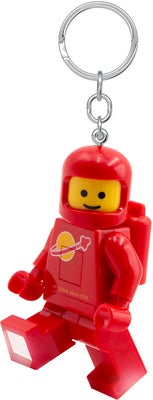 LEGO® Ikonisk Romfarer Nøkkelring med LED-lys, Rød