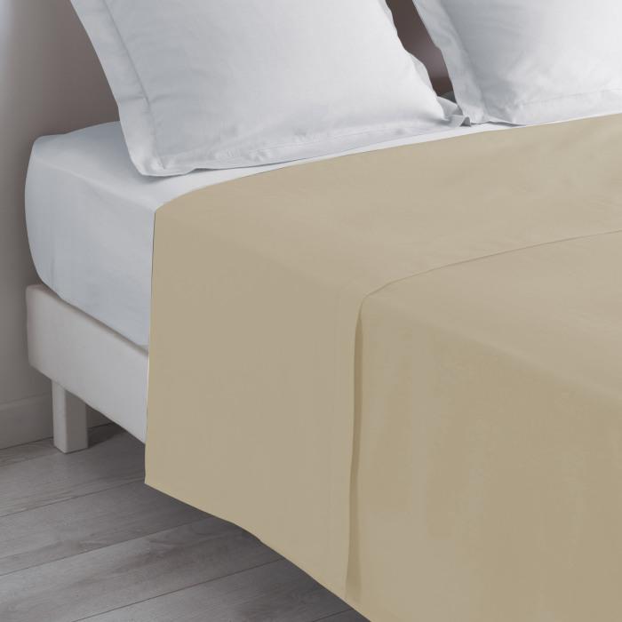DRAP PLAT 1 PERSONNE 180X290CM UNI 57 FILS LINA LIN