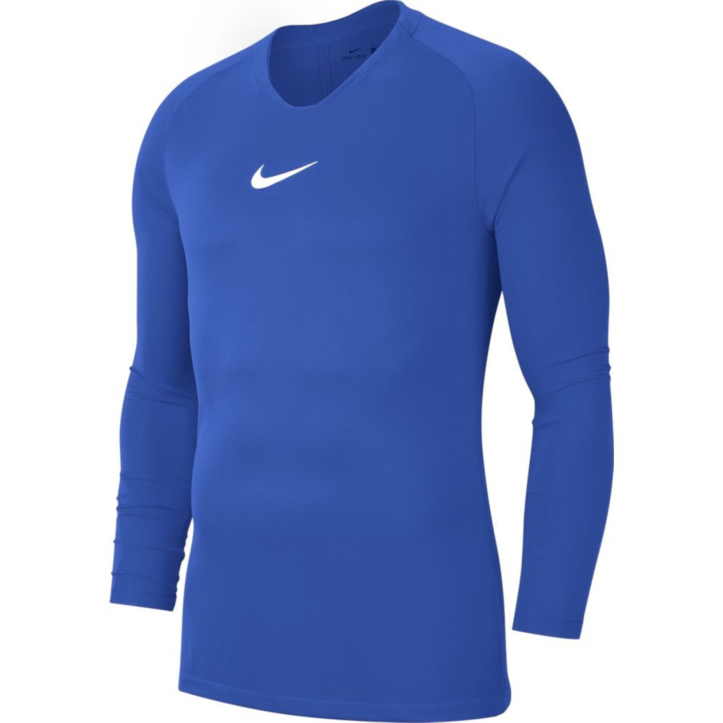 Nike Dri-Fit Park Ondershirt Lange Mouwen Blauw Wit