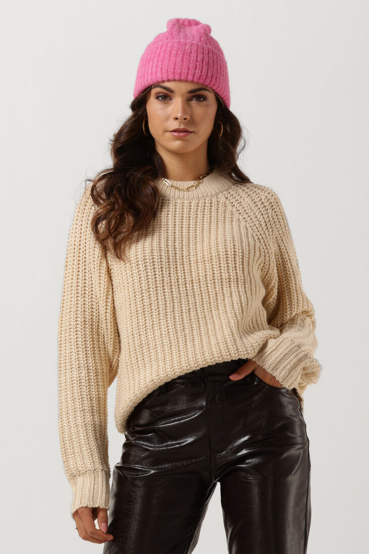 OBJECT beige object trui jamalia l/s knit