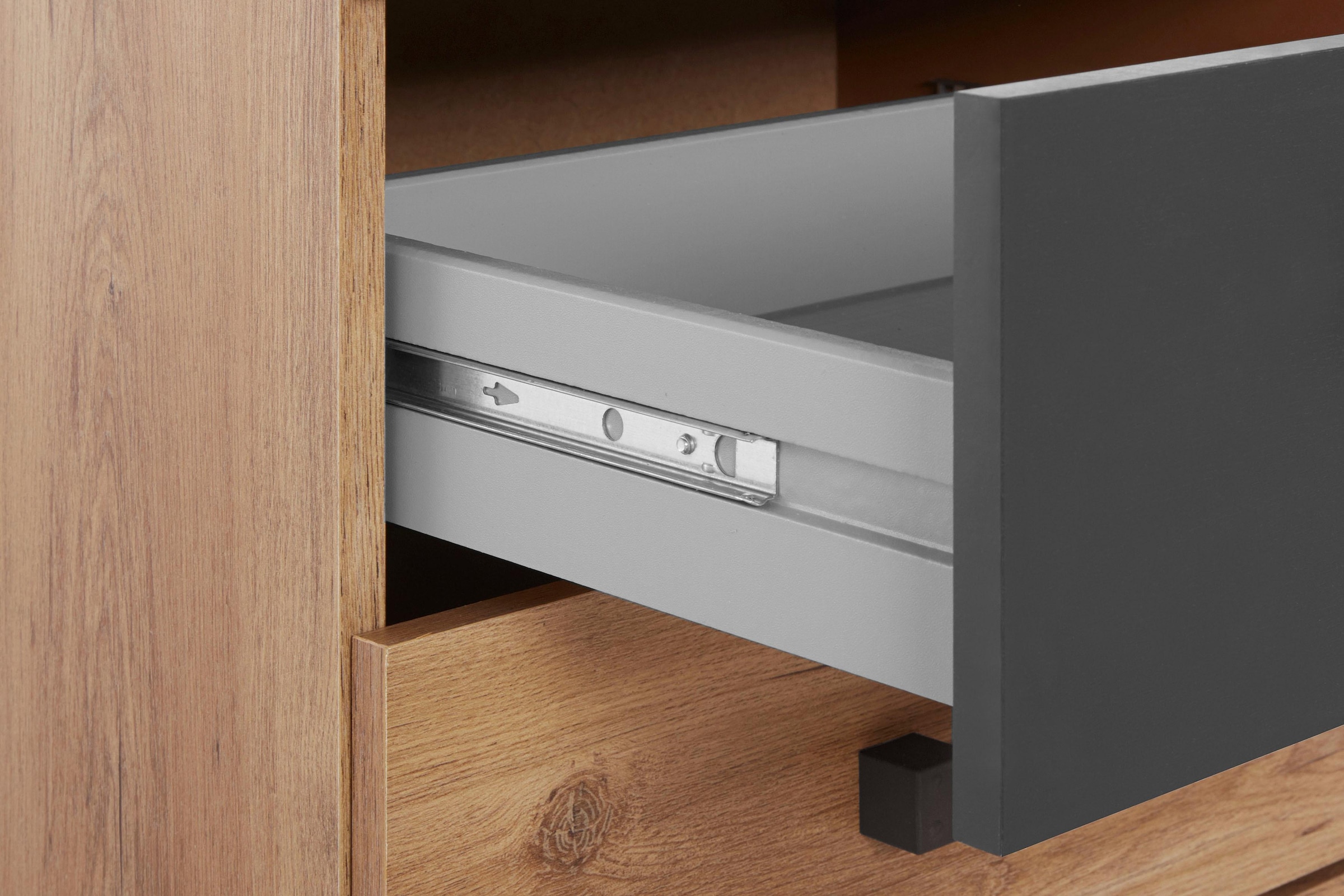 Wimex Nachtschrank »Malmoe, Nachttisch 52x38x40cm, 2 Schubladen« einzeln oder im praktischen 2er Set, rusikaler look, Industrial Design
