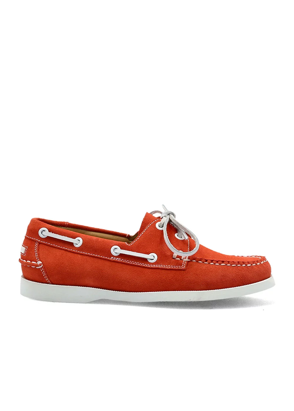MOCASSIN BOAT SHOE VELOURS CORAIL