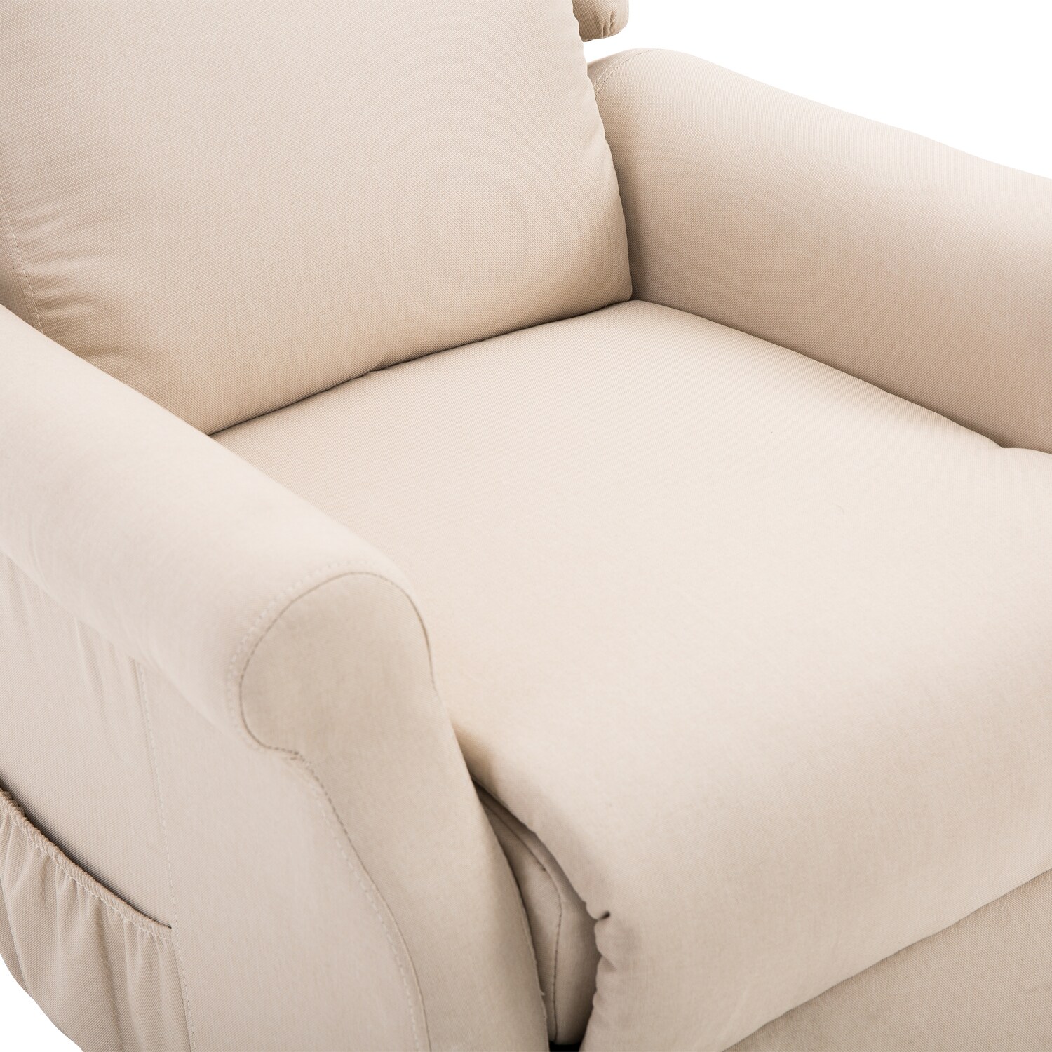 HOMCOM Fernsehsessel mit Aufstehhilfe 94 x 72,5 x 109 cm (LxBxH)