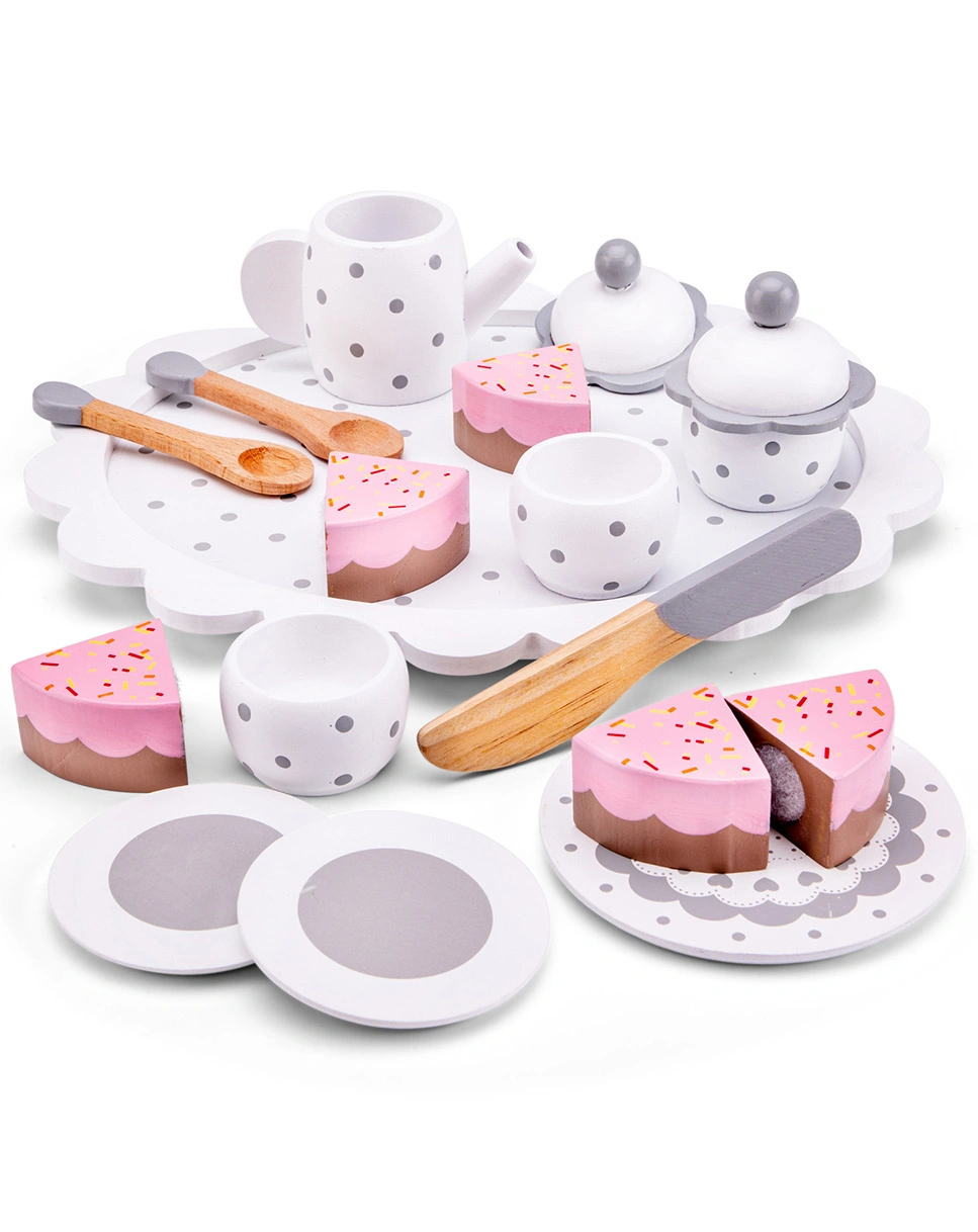 Holz-Spielzeug KAFFEE & KUCHEN 18-teilig