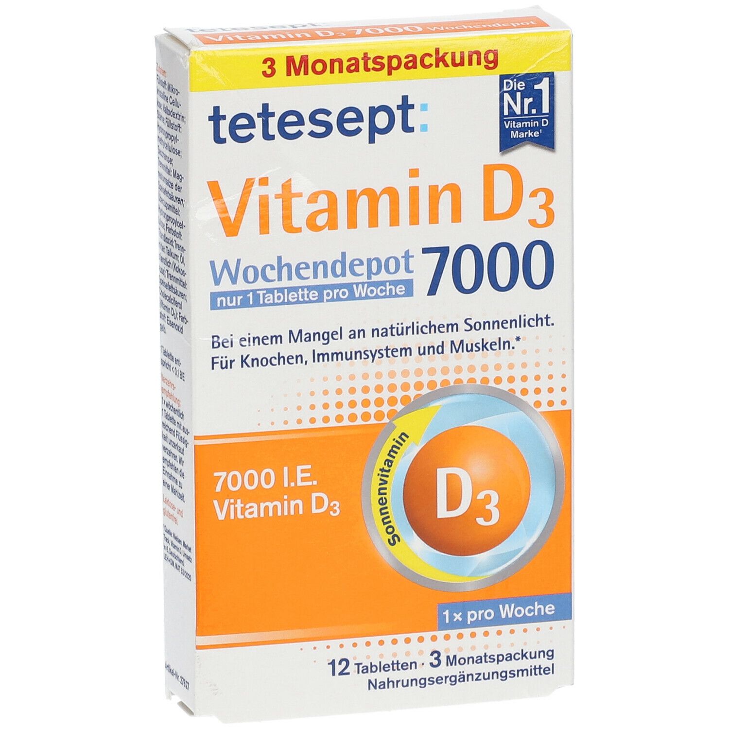 tetesept® Vitamin D3 7000