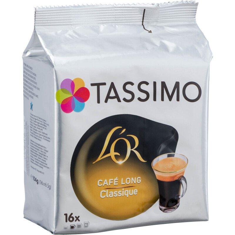 Capsules de café Tassimo L'Or Long Classique - Paquet de 16