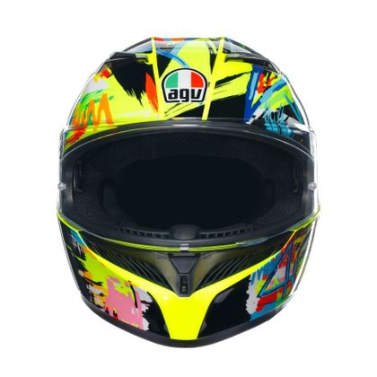 Casque AGV K3 - ROSSI WINTER TEST 2019 - Multicolore