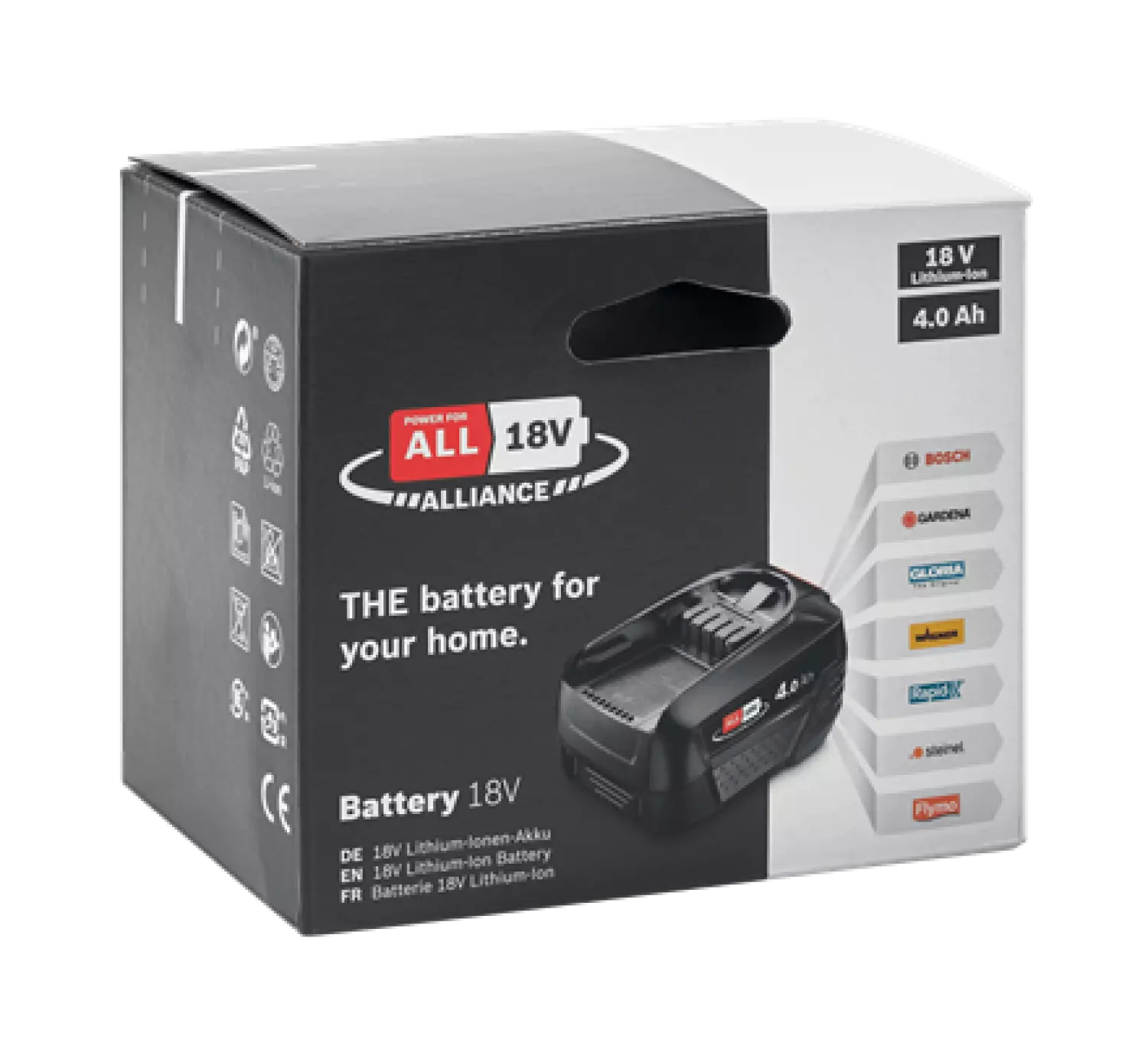 Rapid 5001519 18V P4A Li-Ion Accu - 4,0Ah